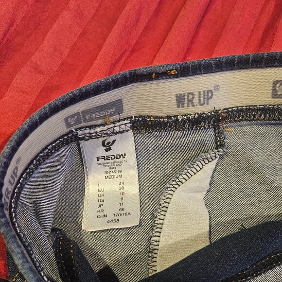 Freddy WR.UP® Floral Denim Low Rise Shorts - Picture 8 of 8